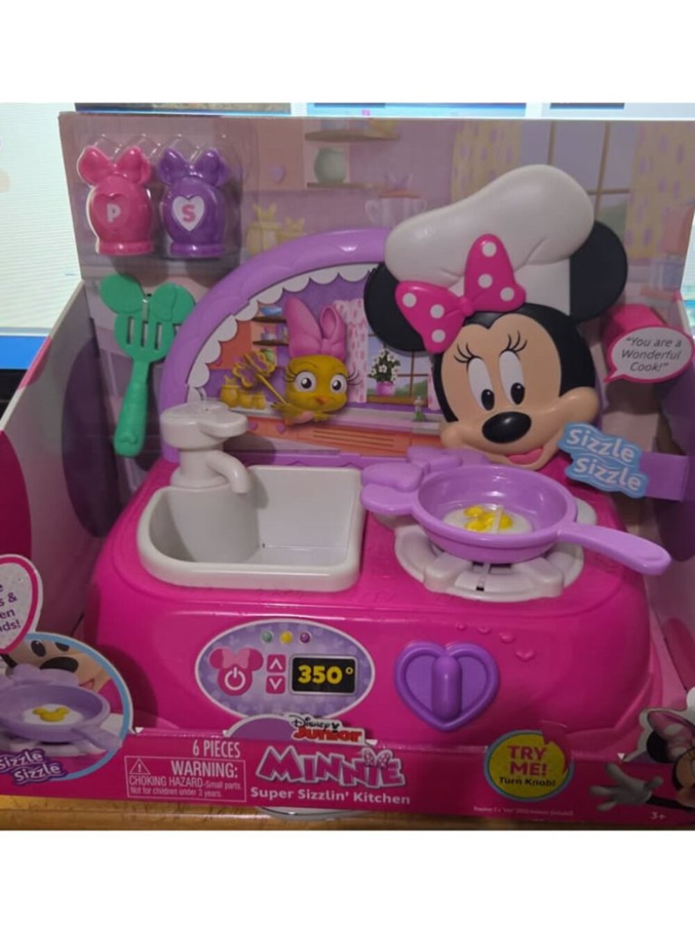 Disney Junior Minnie Mouse Super Sizzlin' Kitchen